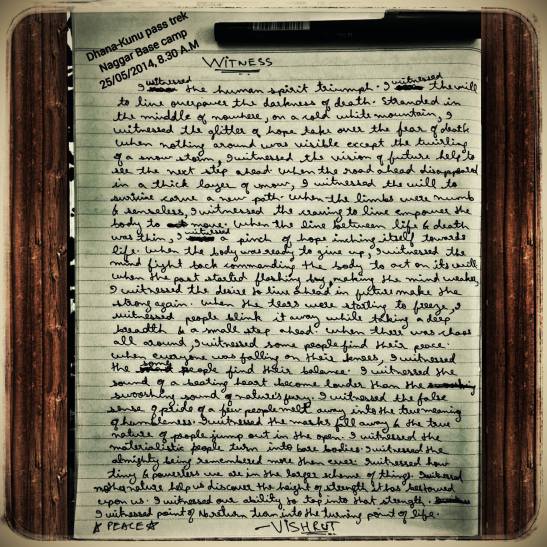 witness turning point survival snow storm life death point of no return